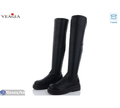 Ботфорти жіночі на зиму (6 пар р.36-41) чорний  "Veagia-ADA"