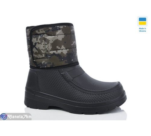 Чоловічі чоботи з піни на зиму (6 пар р.41-46) чорний  "LOTTOS"