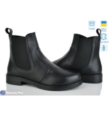 Черевики жіночі на весну/осінь (6 пар р.37-40) чорний  "Linda"