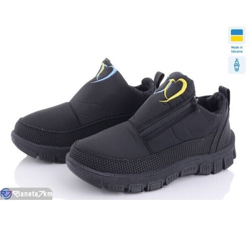 Черевики жіночі на зиму (6 пар р.36-41) чорний  "Favora"