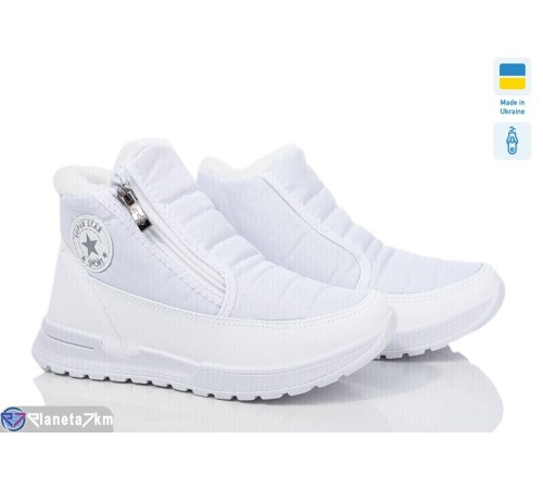 Дутики жіночі на зиму (6 пар р.37-41) білий  "Favora"