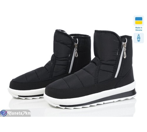 Дутики жіночі на зиму (8 пар р.37-41) чорний  "Favora"