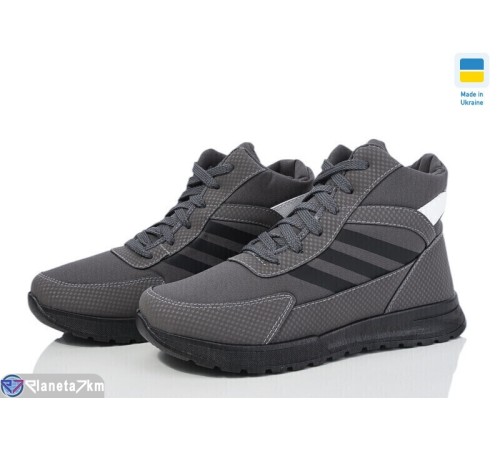 Черевики жіночі на зиму (6 пар р.37-41) сірий  "Favora"