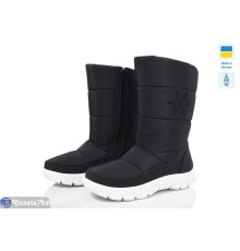 Дутики жіночі на зиму (6 пар р.36-41) чорний  "Favora"