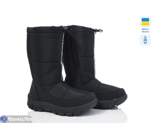 Дутики жіночі на зиму (6 пар р.36-41) чорний  "Favora"