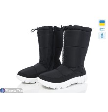 Дутики жіночі на зиму (6 пар р.36-41) чорний  "Favora"