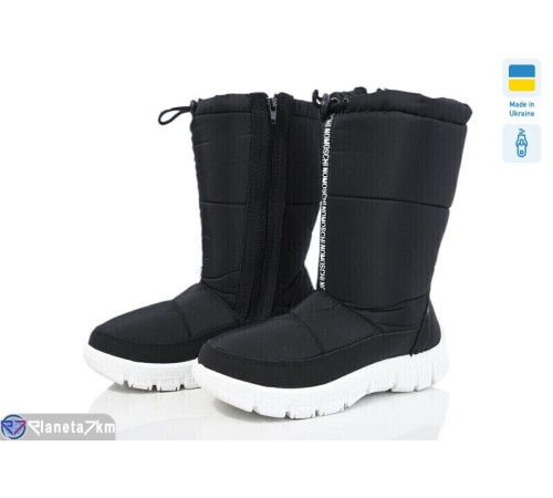 Дутики жіночі на зиму (6 пар р.36-41) чорний  "Favora"