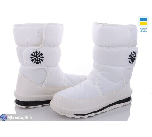 Дутики жіночі на зиму (8 пар р.37-41) білий  "Favora"