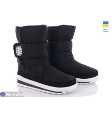 Дутики жіночі на зиму (8 пар р.37-41) чорний  "Favora"