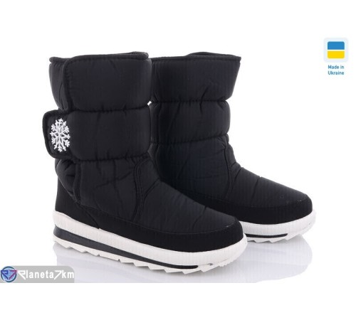 Дутики жіночі на зиму (8 пар р.37-41) чорний  "Favora"