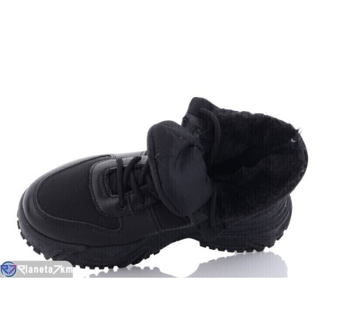 Черевики жіночі на зиму (8 пар р.36-41) чорний  "Favora"