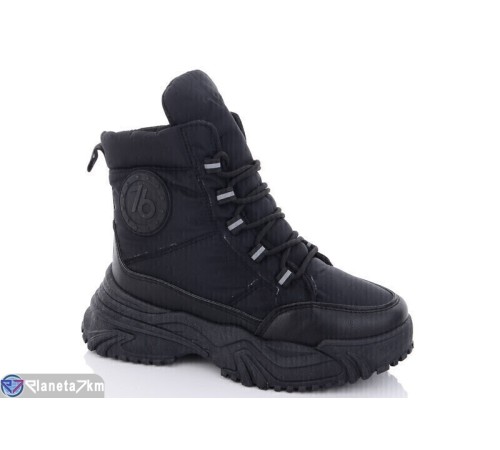 Черевики жіночі на зиму (8 пар р.36-41) чорний  "Favora"