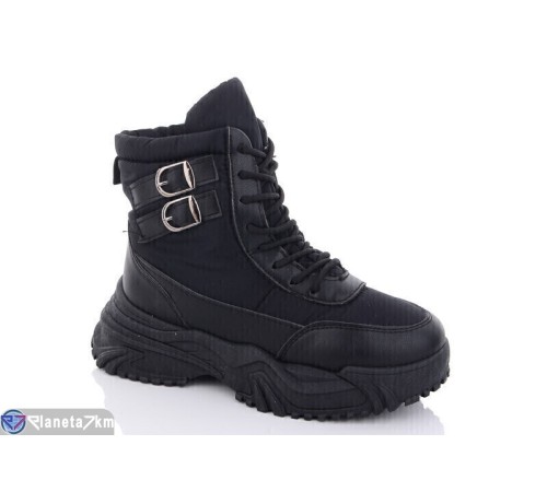 Черевики жіночі на зиму (8 пар р.36-41) чорний  "Favora"