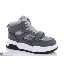 Черевики жіночі на зиму (8 пар р.36-41) сірий  "Favora"