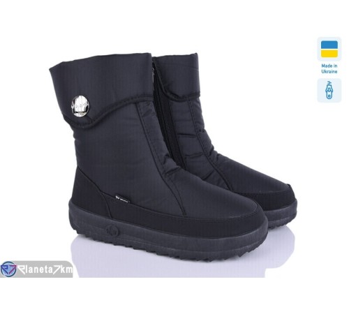 Дутики жіночі на зиму (6 пар р.36-41) чорний  "Favora"