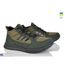 Кросівки чоловічі на зиму (6 пар р.41-45) хакі  "Favora"