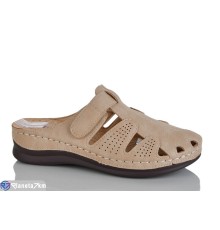 Жіночі сабо на літо (8 пар р.37-42) бежевий  "ZORINA"