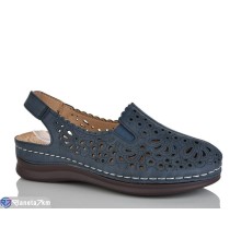 Шлепки жіночі на літо (8 пар р.37-42) синій  "ZORINA"