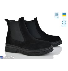 Черевики жіночі на зиму (6 пар р.37-40) чорний  "Linda"