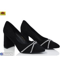 Туфлі жіночі на весну/осінь (6 пар р.36-40) чорний  "Mei De Li"