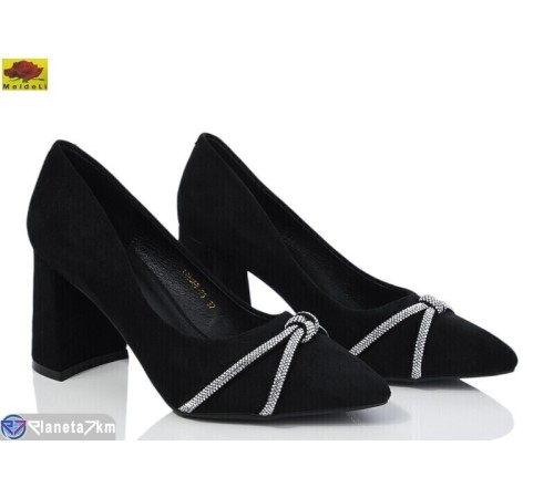 Туфлі жіночі на весну/осінь (6 пар р.36-40) чорний  "Mei De Li"
