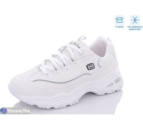 Кросівки жіночі на весну/осінь (8 пар р.36-41) білий  "CLAN"