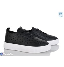 Кросівки жіночі на весну/осінь (8 пар р.36-41) чорний  "CLAN"