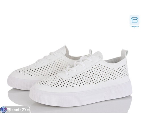 Кросівки жіночі на весну/осінь (8 пар р.36-41) білий  "CLAN"