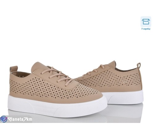 Кросівки жіночі на весну/осінь (8 пар р.36-41) коричневий  "CLAN"