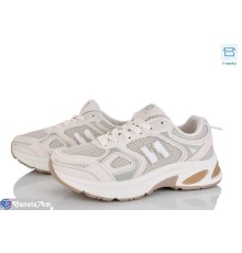 Кросівки жіночі на весну/осінь (8 пар р.36-41) бежевий  "CLAN"