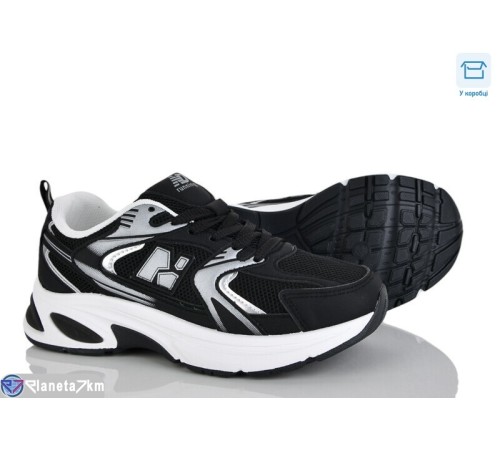 Кросівки жіночі на весну/осінь (8 пар р.36-41) чорний  "CLAN"