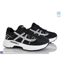 Кросівки жіночі на весну/осінь (8 пар р.36-41) чорний  "CLAN"