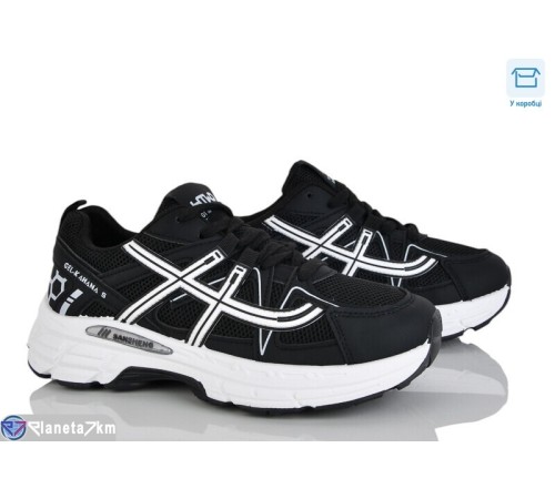 Кросівки жіночі на весну/осінь (8 пар р.36-41) чорний  "CLAN"