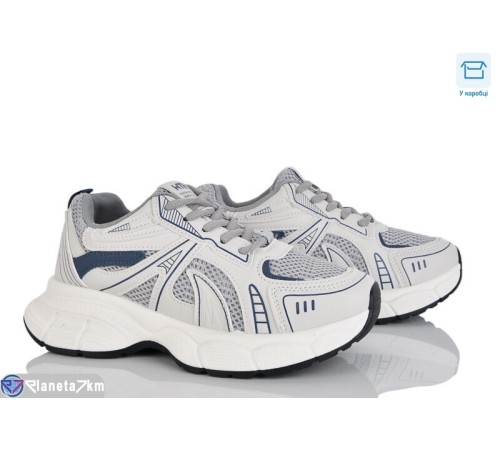 Кросівки жіночі на весну/осінь (8 пар р.36-41) сірий  "CLAN"