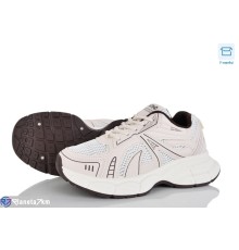 Кросівки жіночі на весну/осінь (8 пар р.36-41) бежевий  "CLAN"