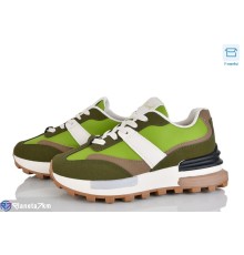 Кросівки жіночі на весну/осінь (8 пар р.37-41) зелений  "HoRIK"