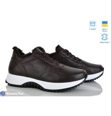 Кросівки жіночі на зиму (6 пар р.36-41) коричневий  "NATALI"