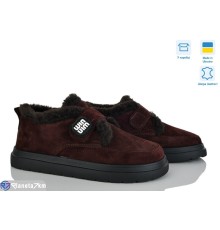 Туфлі жіночі на зиму (7 пар р.36-42) коричневий  "NATALI"