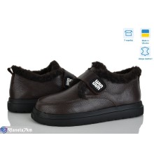 Туфлі жіночі на зиму (7 пар р.36-42) коричневий  "NATALI"