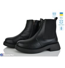 Черевики жіночі на зиму (6 пар р.36-41) чорний  "NATALI"