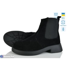 Черевики жіночі на зиму (6 пар р.36-41) чорний  "NATALI"