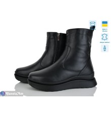 Черевики жіночі на зиму (6 пар р.36-41) чорний  "NATALI"