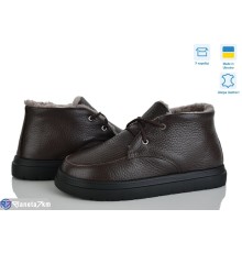 Черевики жіночі на зиму (7 пар р.36-42) коричневий  "NATALI"