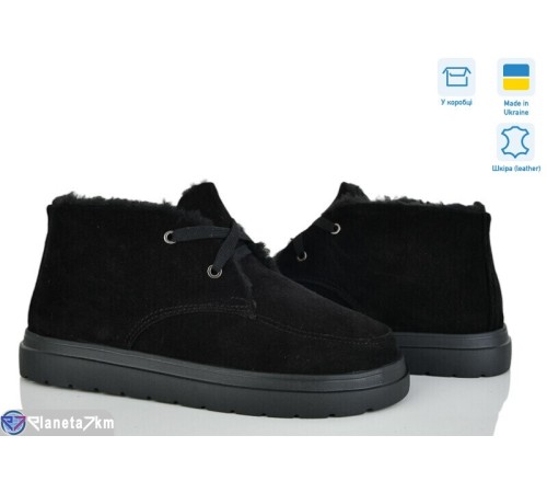 Черевики жіночі на зиму (7 пар р.36-42) чорний  "NATALI"