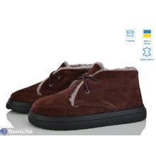 Черевики жіночі на зиму (7 пар р.36-42) коричневий  "NATALI"