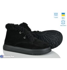 Черевики жіночі на зиму (7 пар р.36-42) чорний  "NATALI"