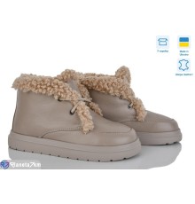 Черевики жіночі на зиму (7 пар р.36-42) бежевий  "NATALI"