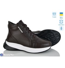 Черевики жіночі на зиму (6 пар р.36-41) коричневий  "NATALI"