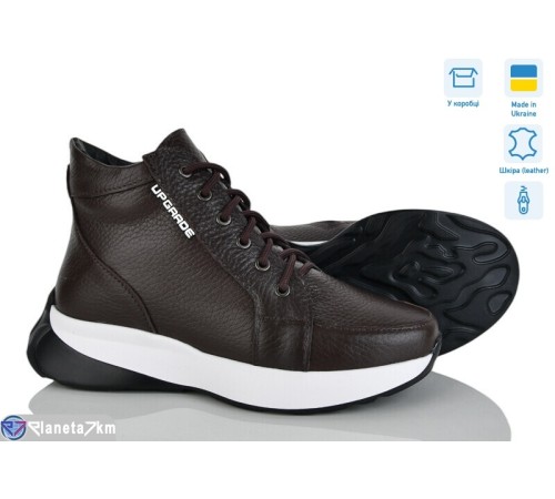 Черевики жіночі на зиму (6 пар р.36-41) коричневий  "NATALI"