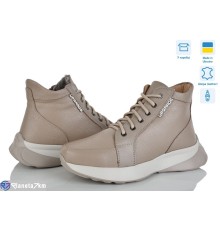 Черевики жіночі на зиму (6 пар р.36-41) бежевий  "NATALI"